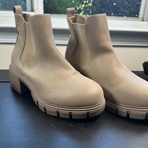 MIA Light Tan Ankle Booties